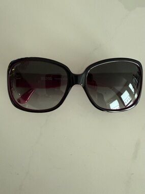 Michael Kors Women's Black Frame Sunglasses with Gradient Lenses